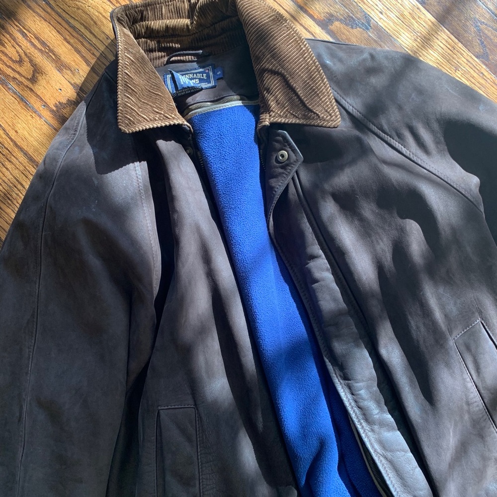 Faonnable Leather Jacket With Removable Liner - image 3